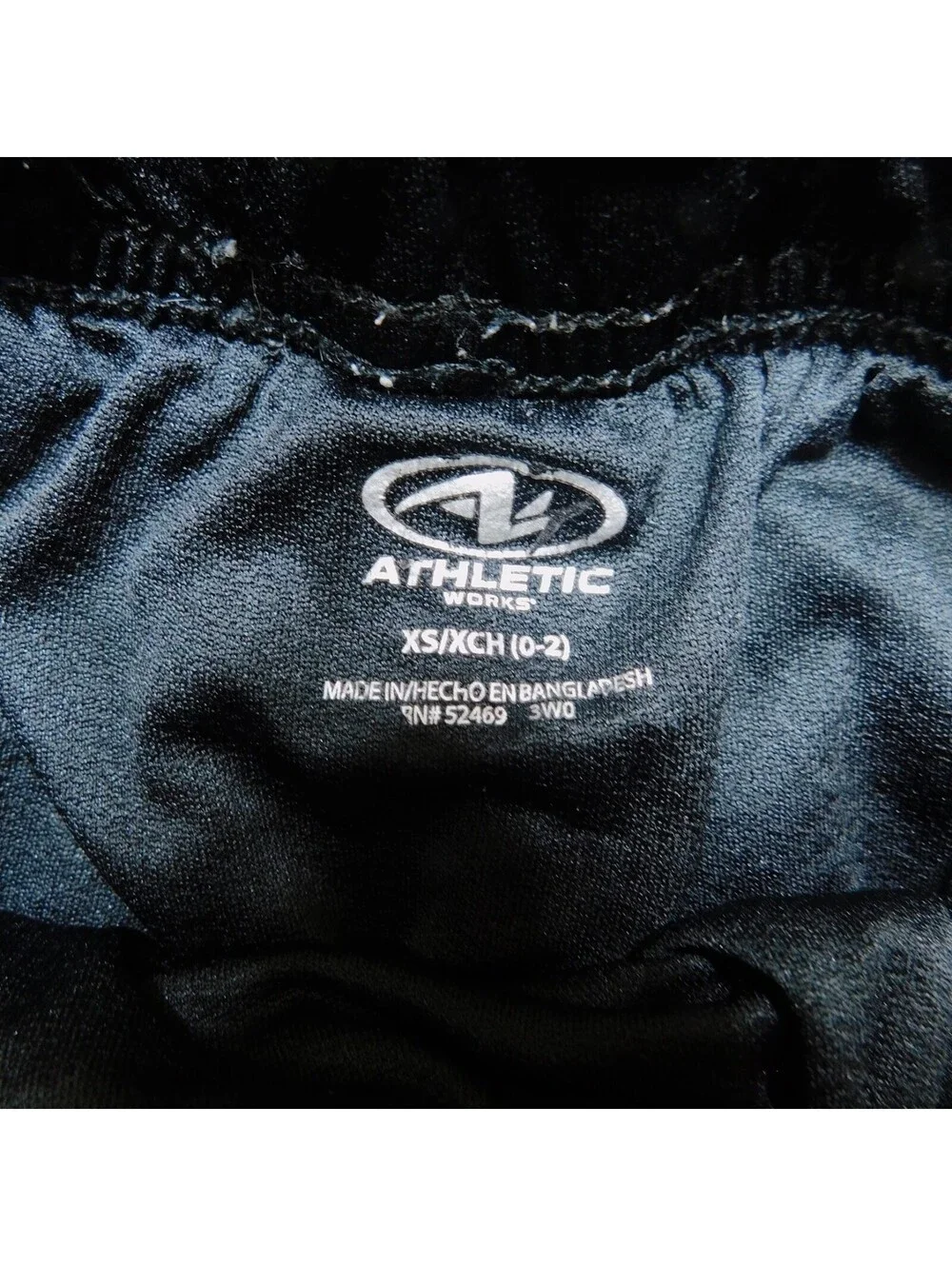 Athletic Works Women's Black Core Running Workout Shorts Elastic Waist Size XS 0